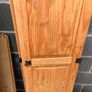 Antique pine style wardrobe Image 2