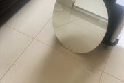 Vintage Oval Frameless Mirror
