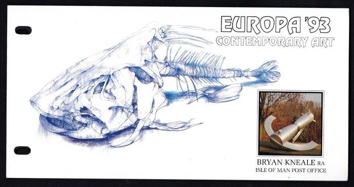 1993 Isle of Man Europa Contemporary Art  Commemorative Stamp Presentation Pack