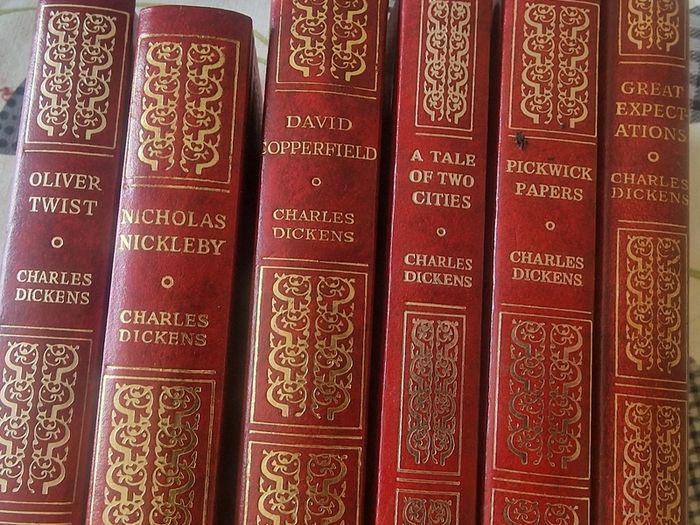 Vintage Charles Dickens books 6