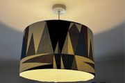 Blue/White Lampshade