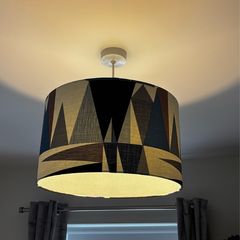 Blue/White Lampshade