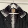 Aphorism Black Quilted Fur Jacket Image 5