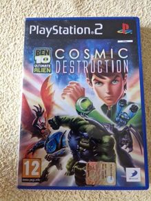 Ben 10 Cosmic Destruction PlayStation2 Ps2 Games Original