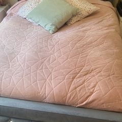 double bedframe Grey Swede.. perfect condition