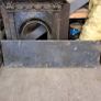 Antique Cast iron fireplaces, brass fire insert Image 6