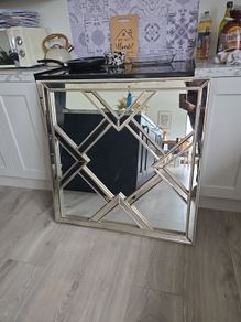 mirror , stunning unusual mirror,  bought for a new build but just doesn't suit