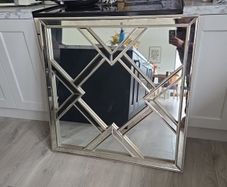 mirror , stunning unusual mirror,  bought for a new build but just doesn't suit