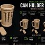 Monster Energy Can Holder Mug with Keychain | Gamer Desk Accessory Image 9