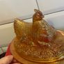 Carnival Glass Hen Image 5
