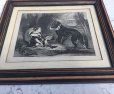 Landseer Dog Fetching Boat for Child
