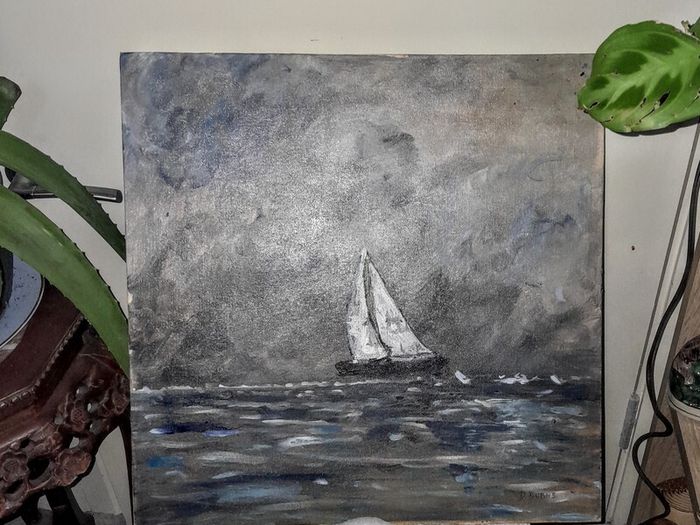 Painting on board