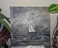 Painting on board