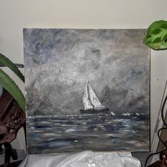 Painting on board