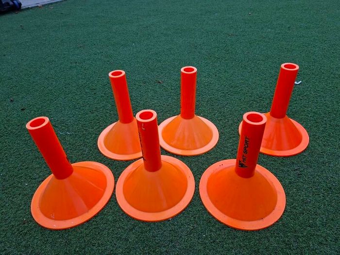 6 x Precison Football Pole Holders