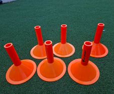6 x Precison Football Pole Holders