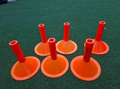 6 x Precison Football Pole Holders