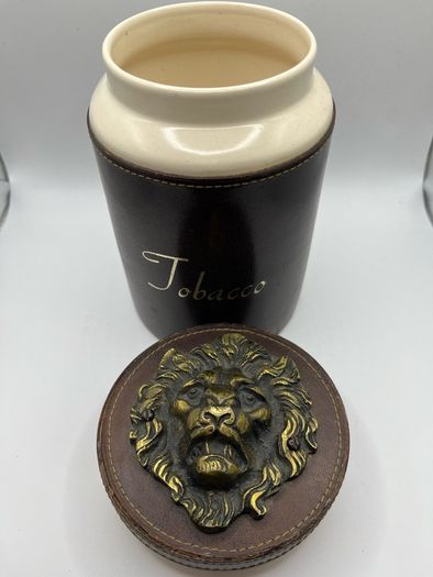 Antique tobacco jar