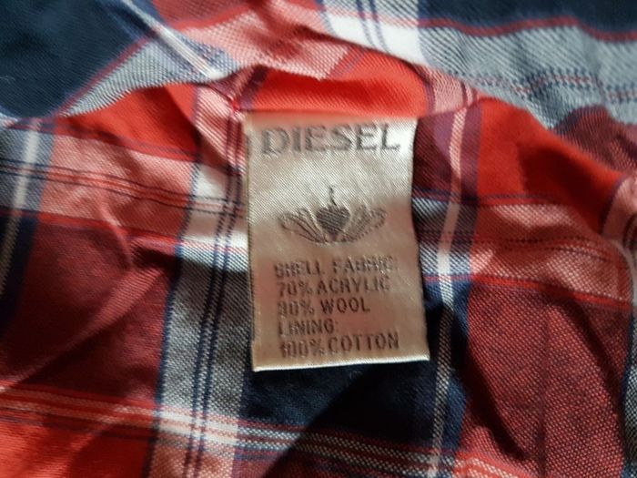 Diesel Wool Jumper Cardigan Size M / 12  brown beige