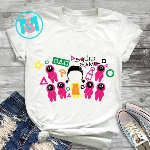 Squid game t-shirts