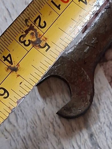 N V & T Military Spanner 5/16 by 1/4, Authentic World War II Military Issue 1943 Postage available or Collection