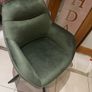 Velvet rotating chair Image 2