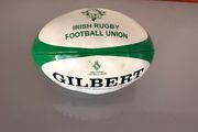Gilbert Ireland mini rugby ball soft toy 6 inches in length