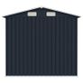 Garden Shed Anthracite 205x129x183 cm Galvanised Steel Image 3