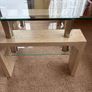 Glass top coffee table Image 3