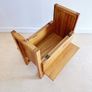 CB2 Solid Wood Elixir Mini Bar Cabinet Image 3