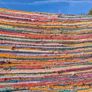Colourful Rug / Boho Rag Style  140x215 cm Image 3