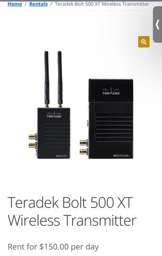 Teradek Bolt 500 1000 XT Wireless Transmitter