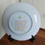 The Art of Chokin -  24kt Gold Trimmed Japanese 8" Ceramic Plate Image 5