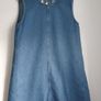 Cos Denim Dress Size Uk 14 Image 2