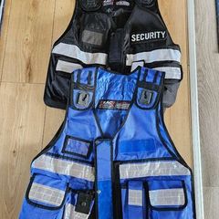 Various security hi viz tactical vests
