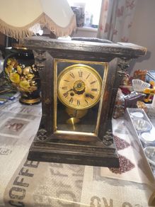 Beautiful Old Antique Mantle Clock, Dating from the 1880s to the early 1900s. price is for two clocks Postage Available