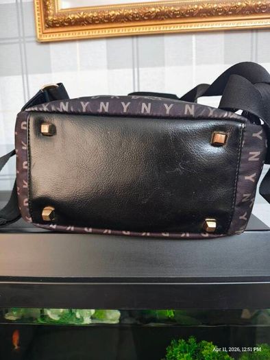 DKNY Signature Monogram Mini Backpack
