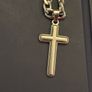 Stainless Steel Cross Necklace Image 2