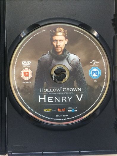The Hollow Crown [2012] Richard II, Henry IV P.1+2 & Henry V [DVD TV Boxset]