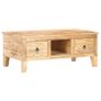 Coffee Table 100x55x40 cm Rough Mango Wood Image 5