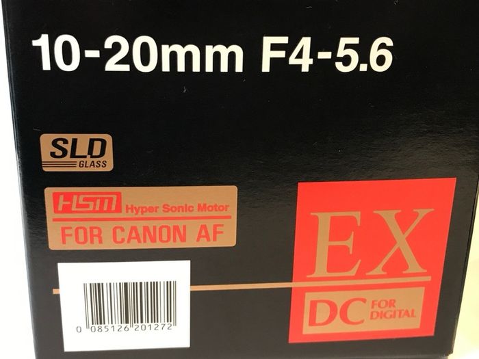 Sigma Camera Lens 10-20mm