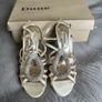 Dune White Crystal Diamente Stilettos Size 5 Image 5