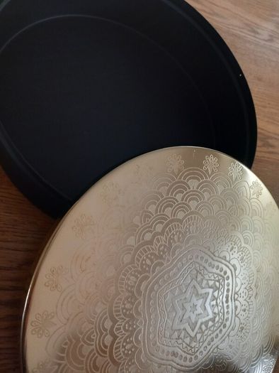 Brand New Large Round Decorative Metal Box