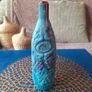 Hand Painted 3D Grape Bottle Decor Image 5