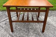 Vintage Retro Danish style square coffeetable with magazine shelf c1970
