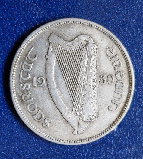 Ireland 1930 Silver Half Crown coin