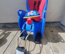 bike seat up to 22 kg + bike helmet