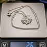 Vintage 925 Sterling Silver Filigree Butterfly Necklace Image 10
