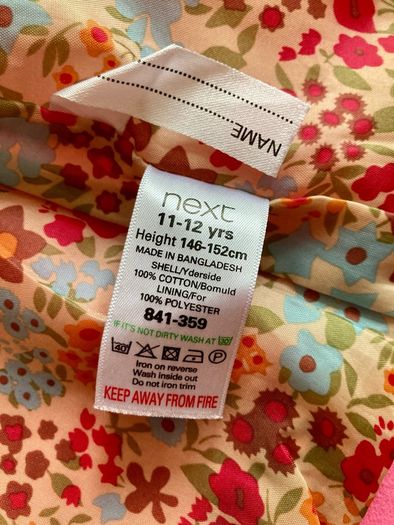 Next Girls coat, 11/12y