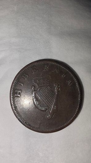 Hiberbia half penny 1805 Geroge III